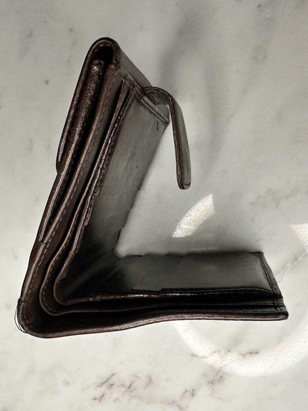 80’s FENDI Zucca wallet - bi fold with a Double Snap Closure - vintage pre loved - Picture 9 of 13